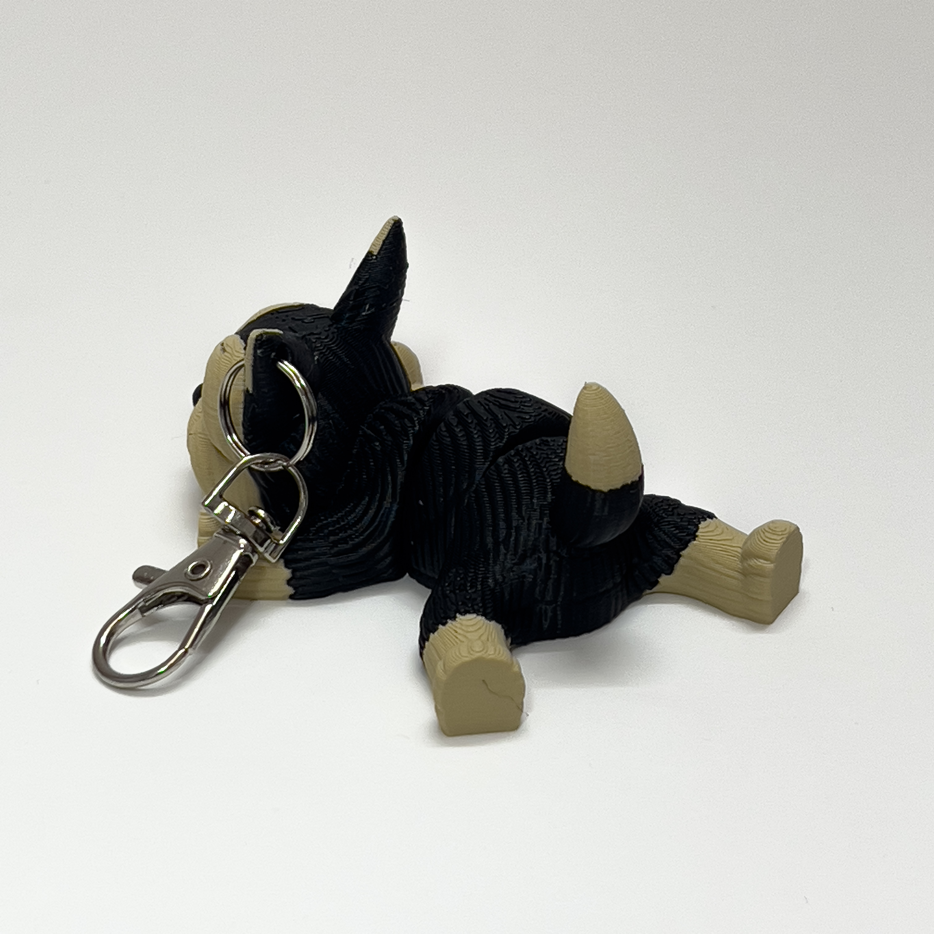 Black and Tan Yorkshire Terrier memorial charm keychain
